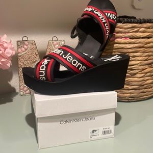 Calvin Klein slides